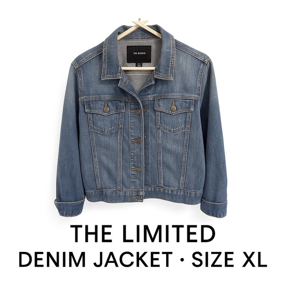 The Limited Classic Denim Jean Jacket – Size XL - Picture 1 of 6